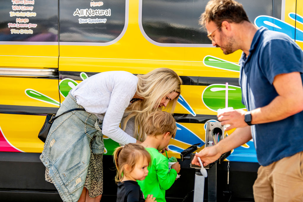snow cone catering truck Antioch, IL